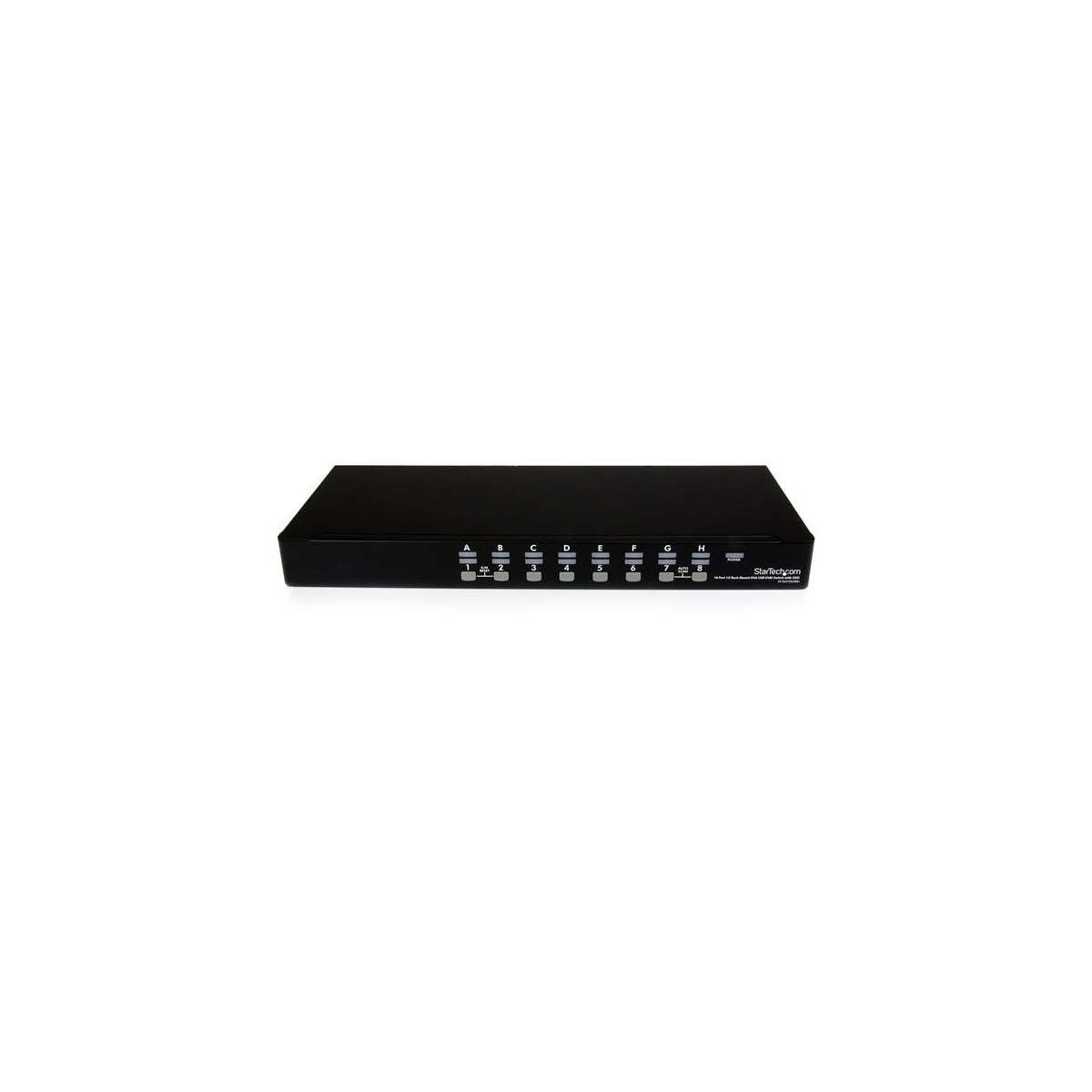 StarTech.com 16 Port 1U Rackmount USB KVM Switch Kit with OSD and Cables - 1920 x 1440 pixels - Black