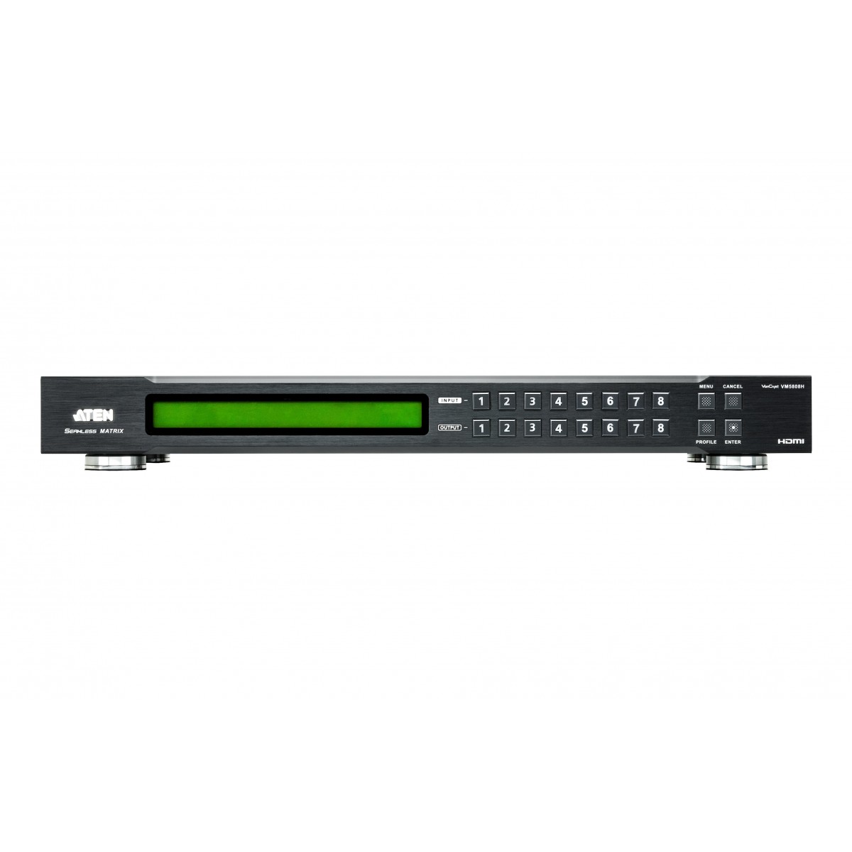 ATEN 8 x 8 HDMI Audio/Video Matrix Switch + Videowall + Scaler and seamless switching - Scaling matrix switcher - 6.75 Gbit/s - 