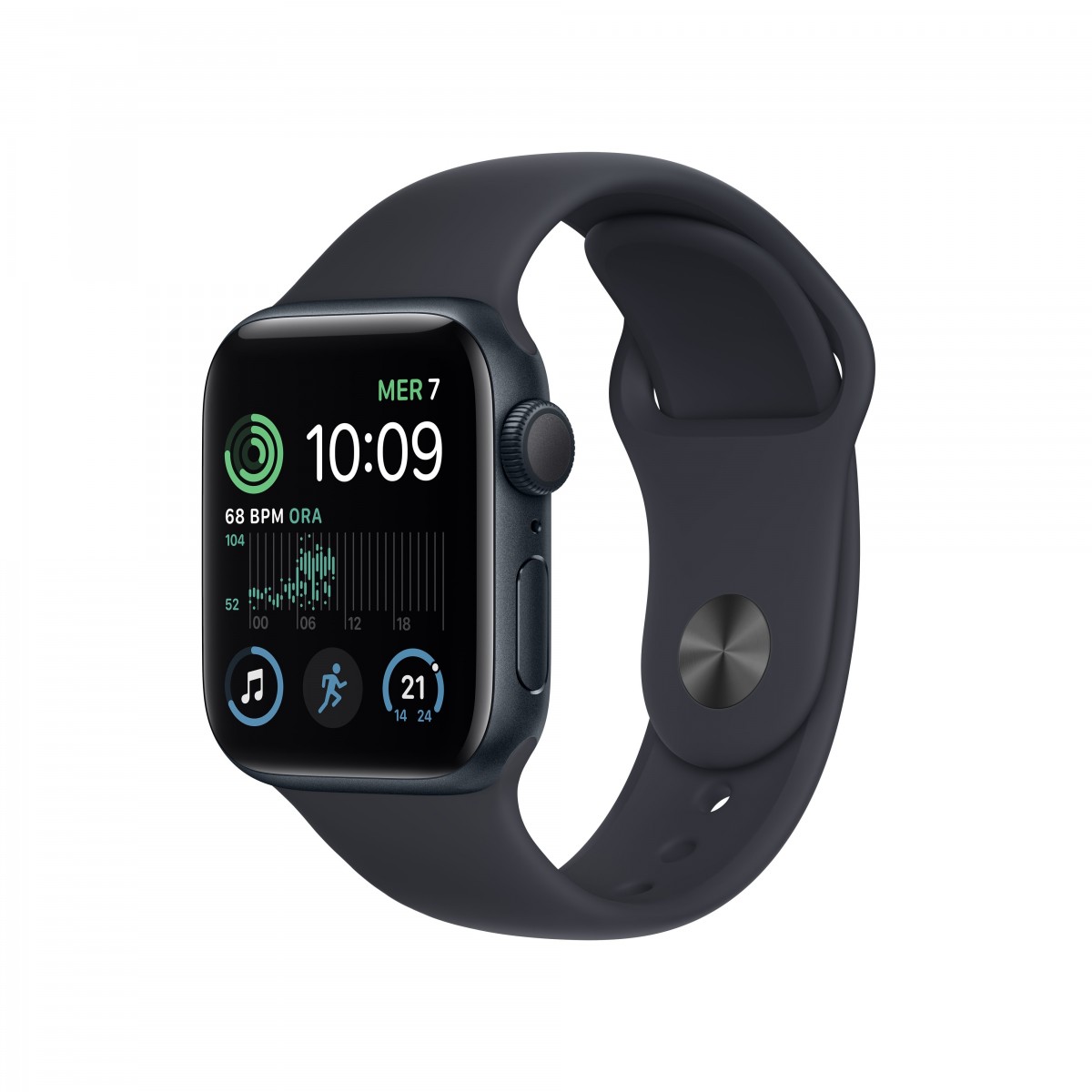 Apple Watch SE GPS 40mm Midnight Aluminium Case with Sport Band