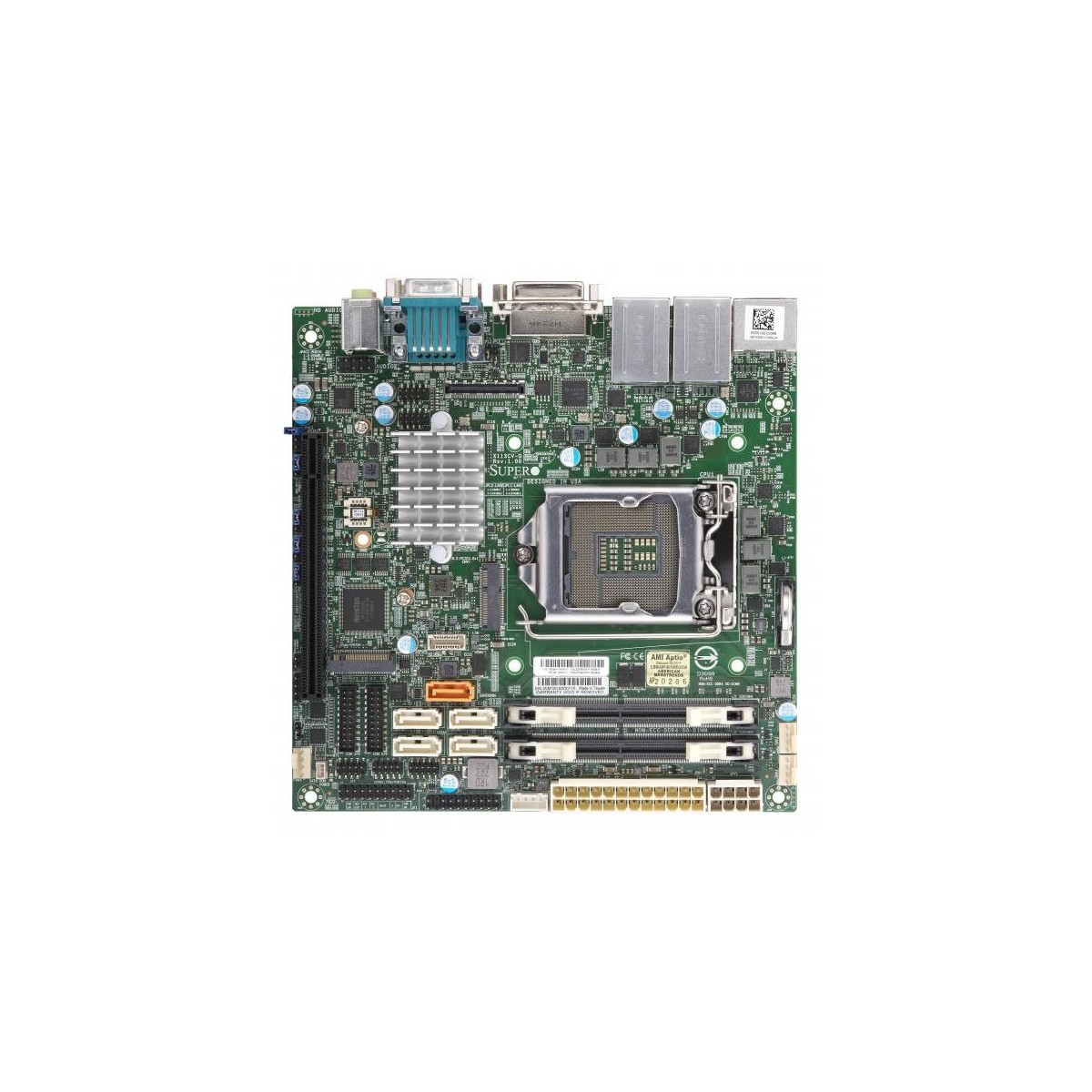 SUPERMICRO MBD-X11SSV-Q-O Mini ITX Server Motherboard LGA 1151 Intel Q170