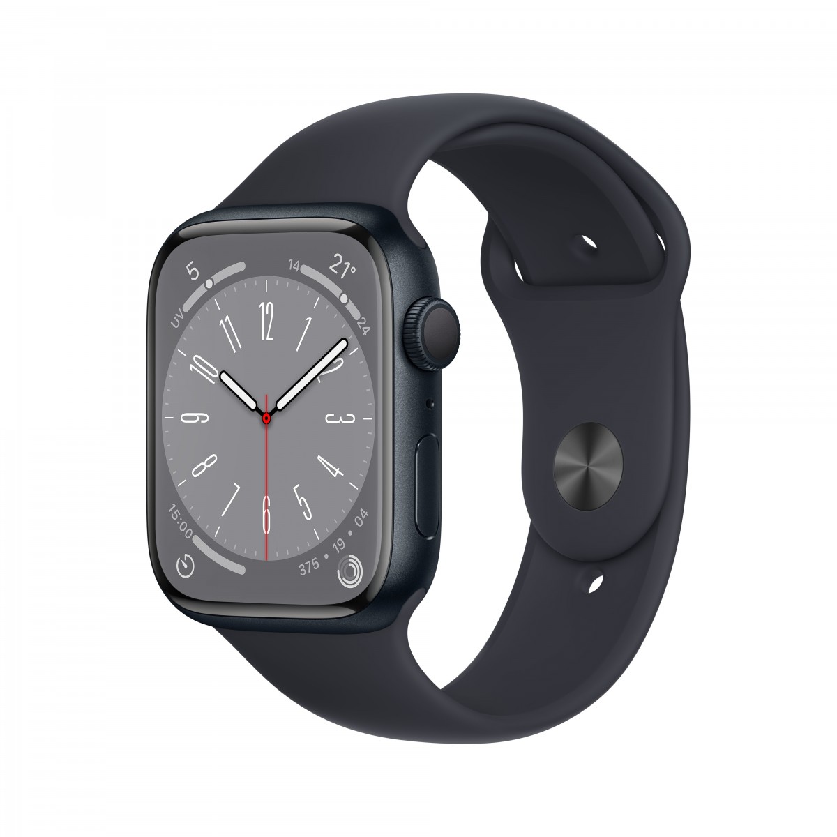 Apple Watch Series 8 GPS 41mm Midnight Aluminium Case with Sport Band