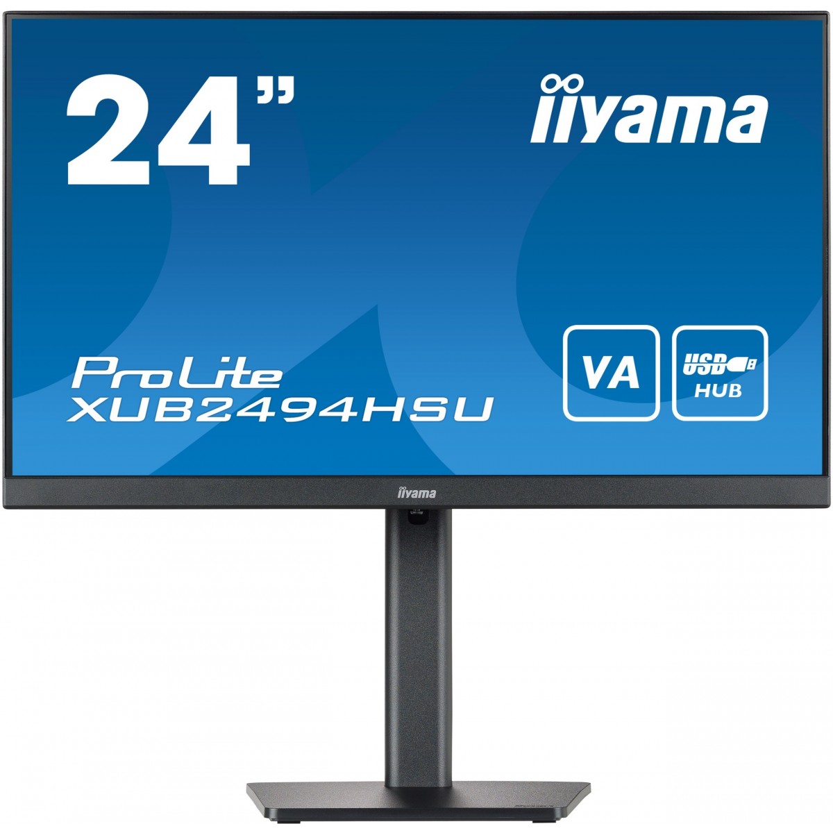 Iiyama 24i ETE VA-panel 1920x1080 15cm height adj. Stand - Flat Screen