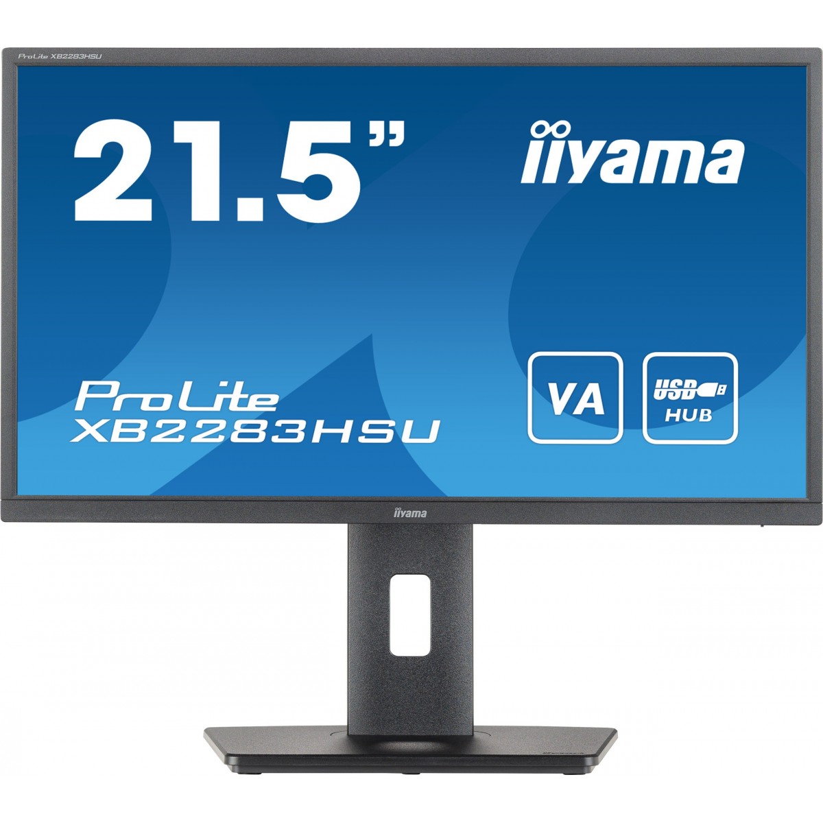 Iiyama 21 5i VA-panel 1920x1080 15cm height adj. Stand - Flat Screen