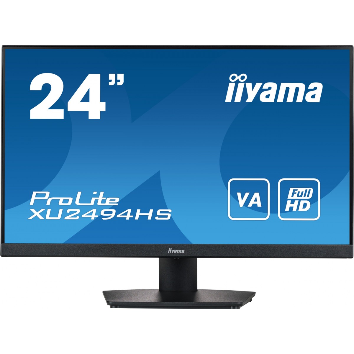 Iiyama 24i ETE VA-panel 1920x1080 4ms 250cd-m Speakers HDMI DisplayPort 23 8i - Flat Screen - 4 ms
