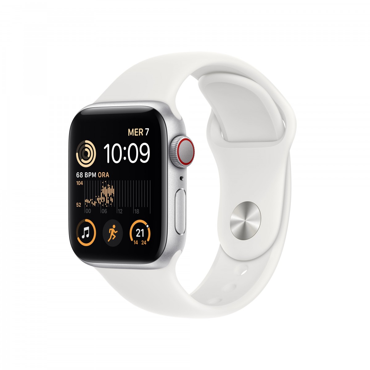 Apple Watch SE 40 Silver Alu Wt SP Cel