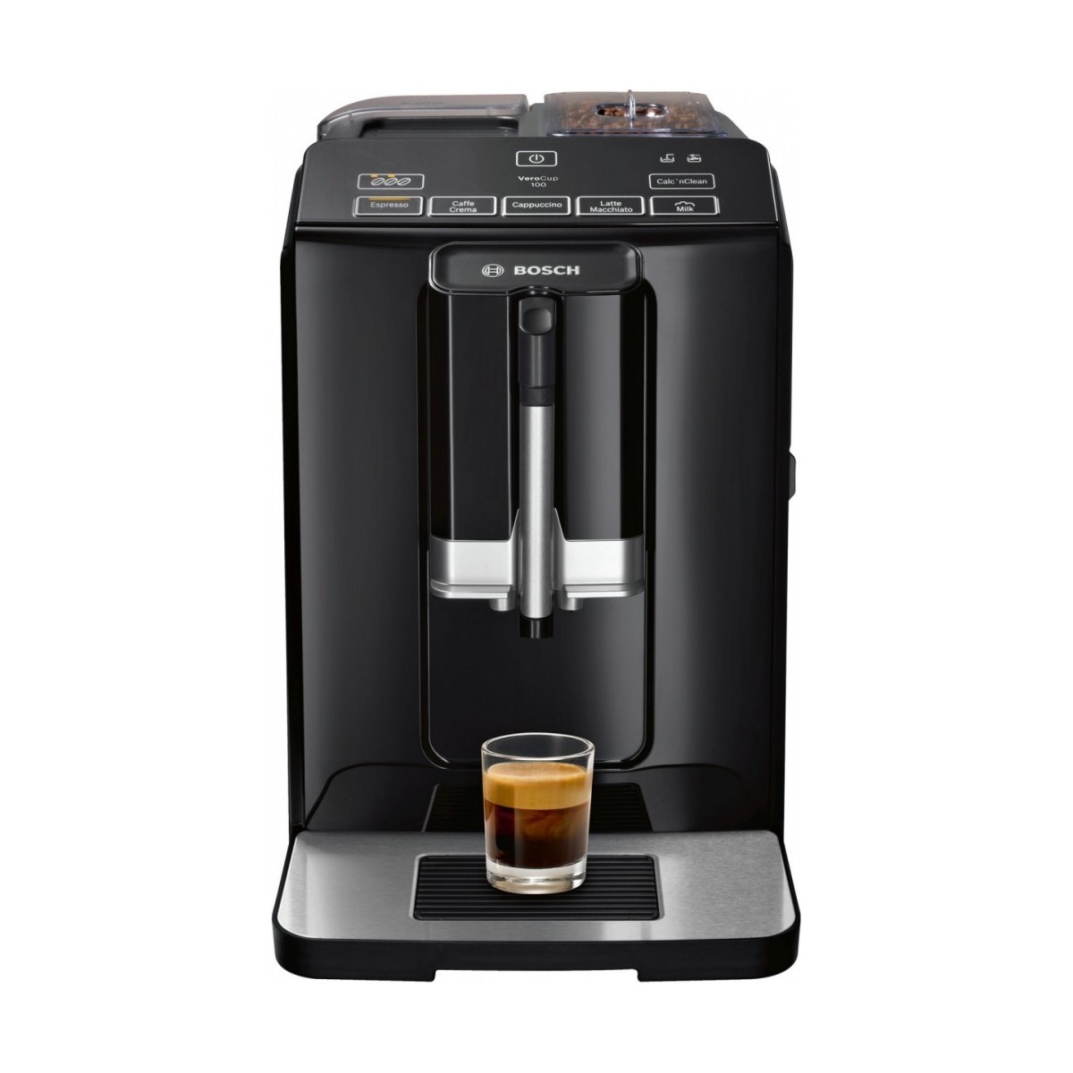 Bosch TIS30129RW - Espresso machine - 1.4 L - Coffee beans - Ground coffee - 1300 W - Black