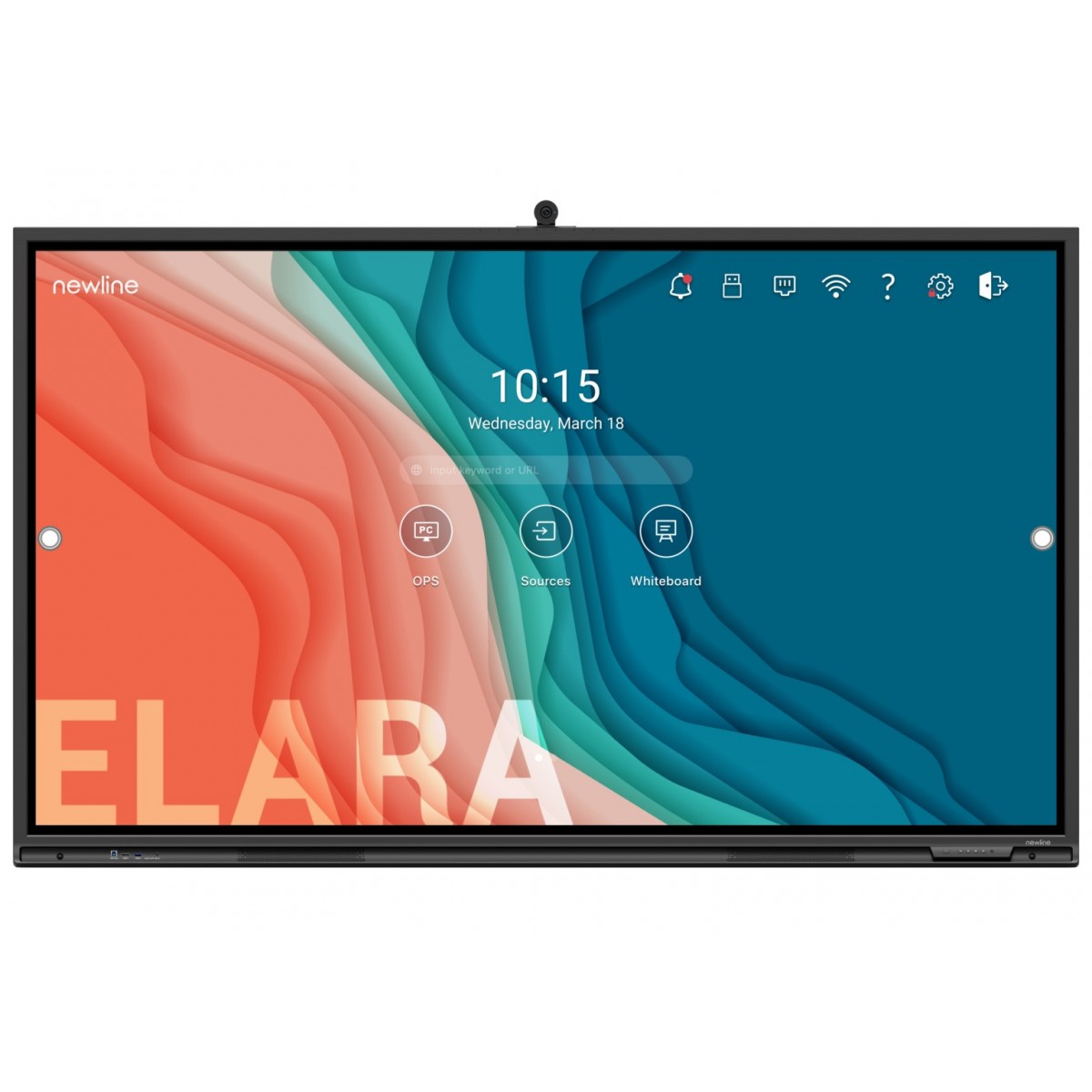 NewLine 86 4K Multitouch Display Android 11 ELARA