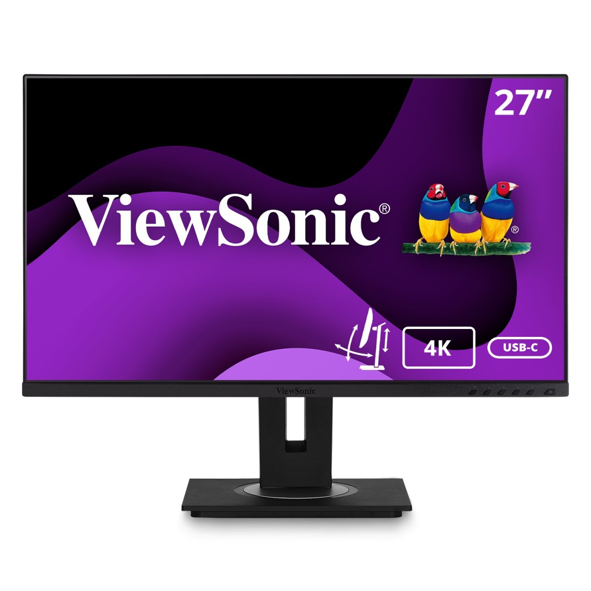 ViewSonic MN VG2756-4K 274K UHD USB-C and Built-In Ethernet 3840x2160 Retail