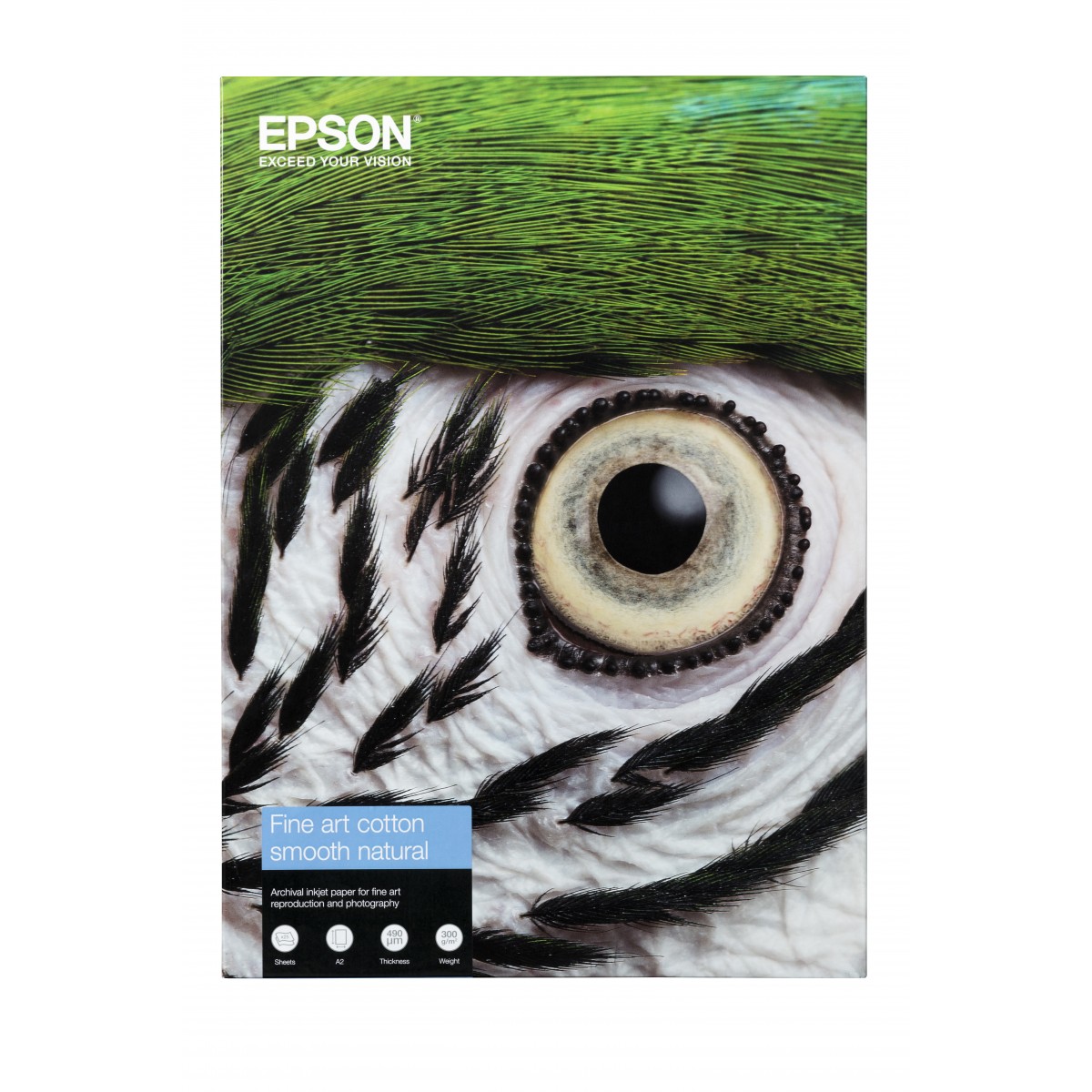 Epson Fine Art Cotton Smooth Natural A2 25 Sheets - Matt - Art paper - 300 g-m² - 25 sheets