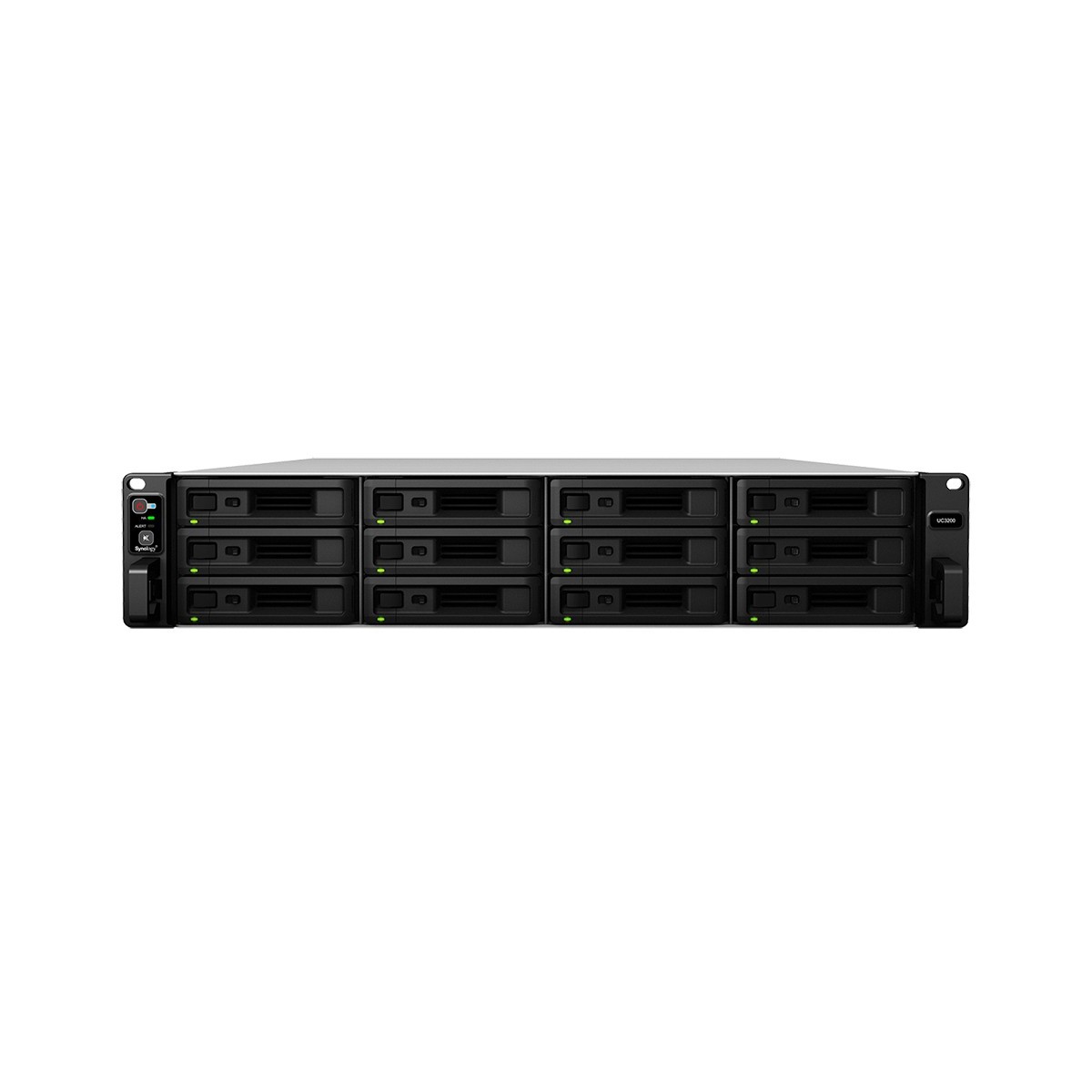 Synology Unified Controller UC3200 - SAN - Rack (2U) - Intel® Xeon® D - D-1521 - Black - Grey