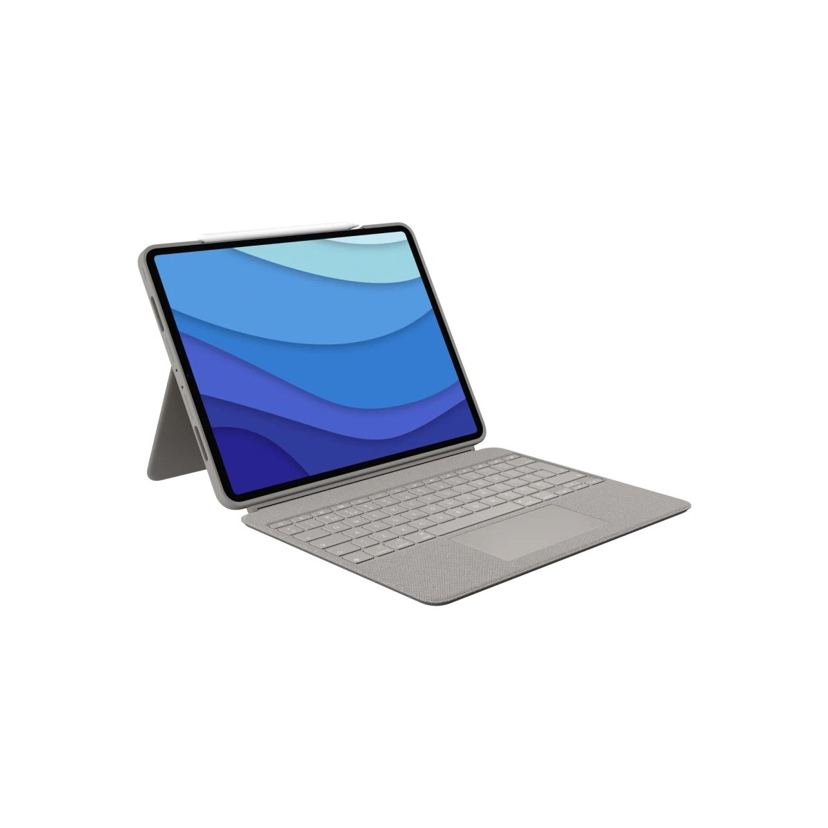 LOGITECH Combo Touch for iPad Pro 12.9inch 5th generation - SAND - INTNL (UK)