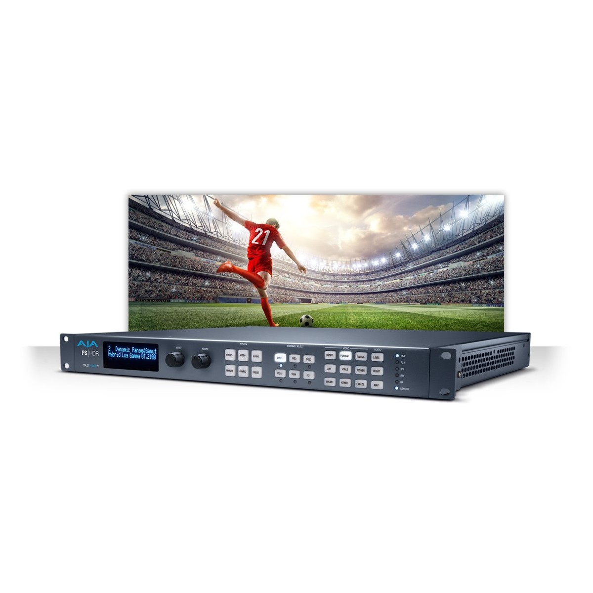 AJA FS-HDR - Active video converter - Grey - 4096 x 2160 - - - 525i,625i,720p,1080i,1080p,2160p - BNC - BNC
