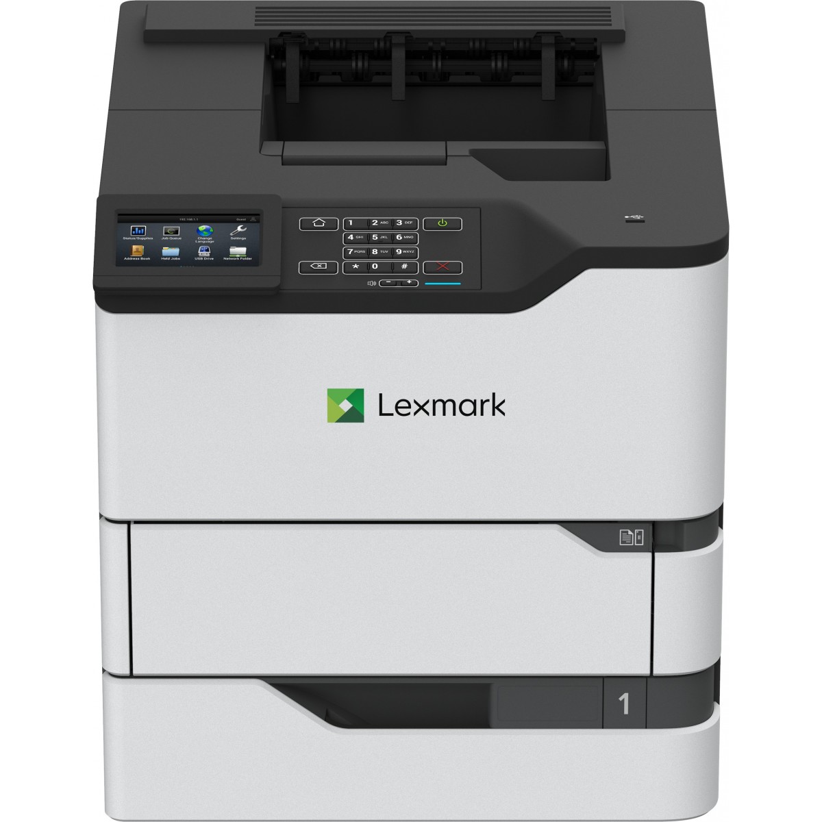 Lexmark M5255 - Laser - 1200 x 1200 DPI - A4 - 55 ppm - Network ready - Black - Gray