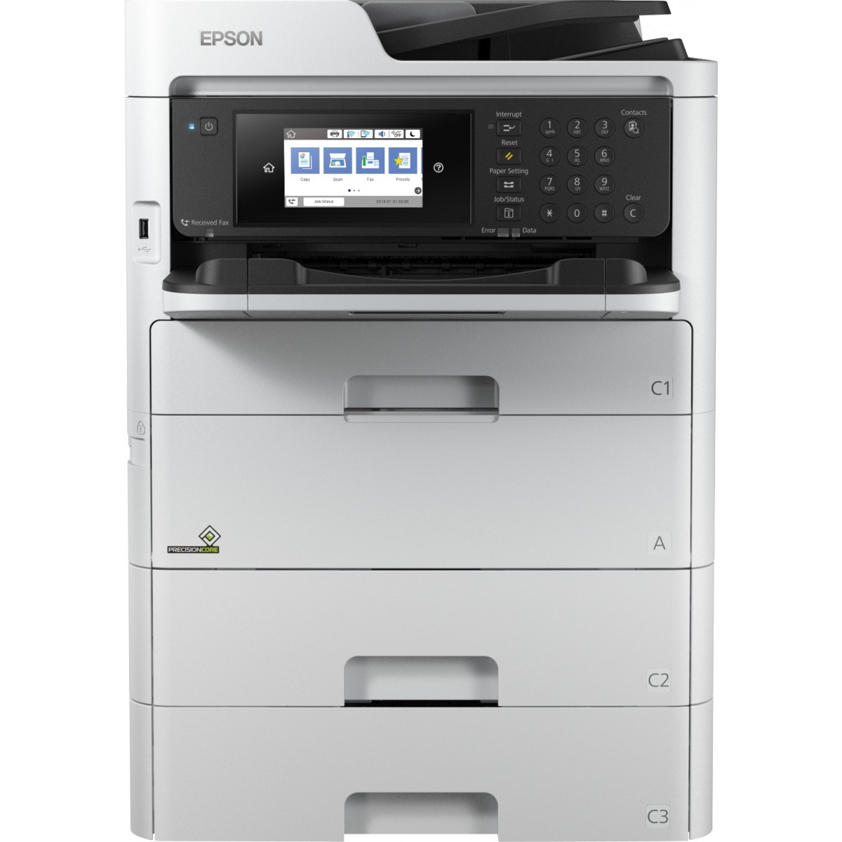 Epson WorkForce Pro WF-C579RD2TWF - Inkjet - Colour printing - 4800 x 1200 DPI - A4 - Direct printing - Black - White