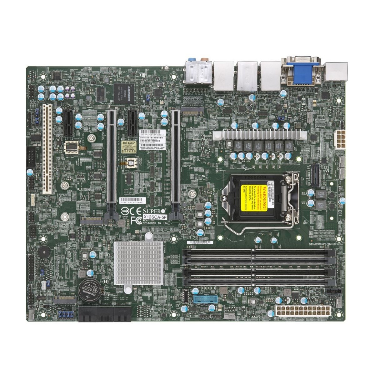 Supermicro Mainboard MBD-X12SCA-5F ATX Sockel 1200 Single Used - Motherboard - Intel Socket 1200 (Core i)