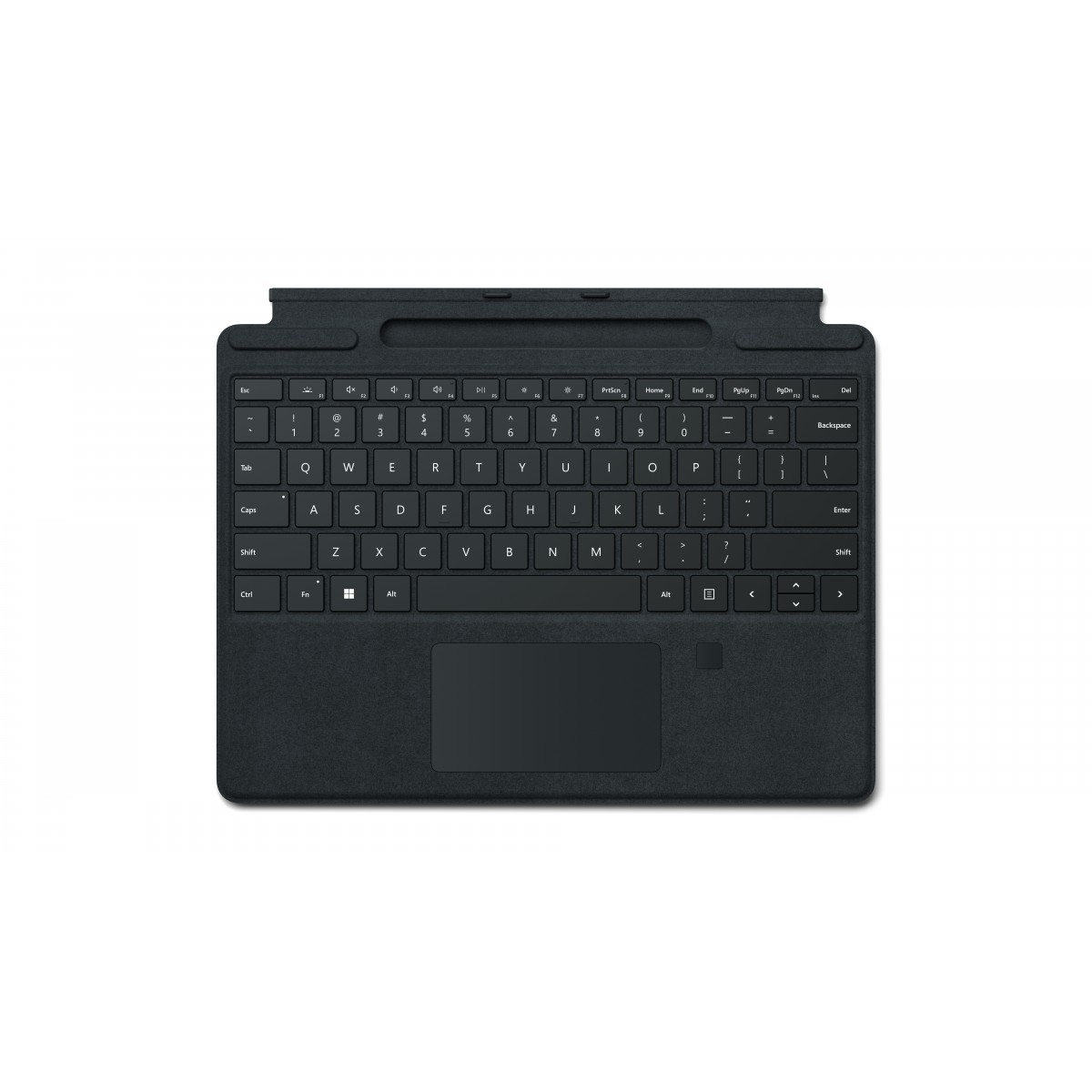 Microsoft MS Surface Pro8 TypeCover mit FingerPrint Schwarz English