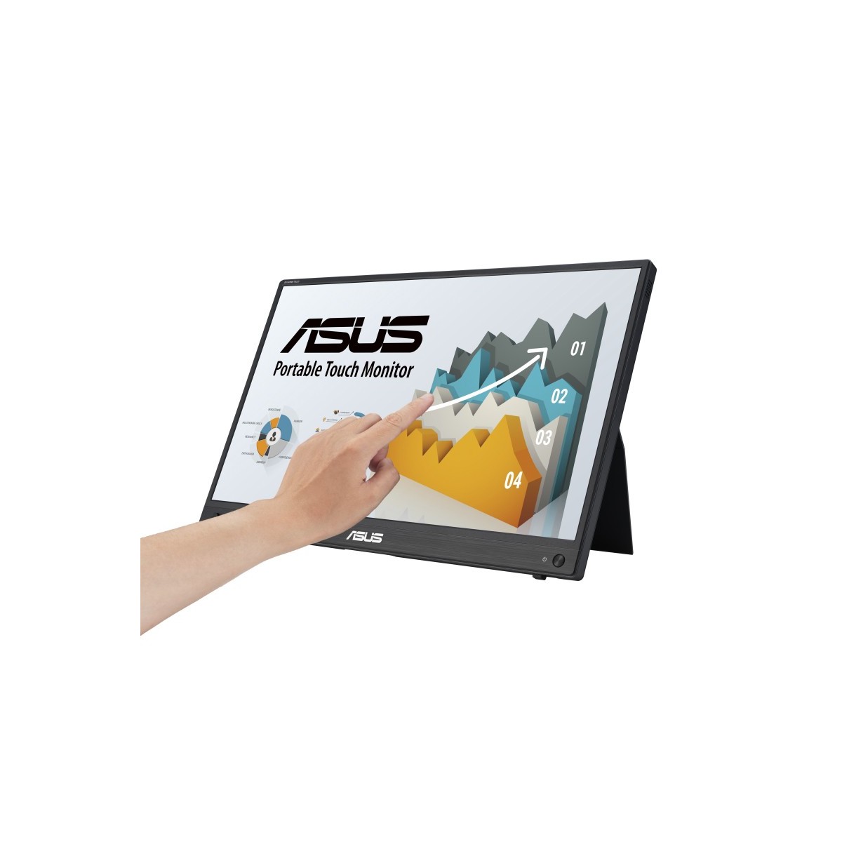 ASUS 39.6cm Commercial MB16AH Mobile-Monitor USB HDMI IPS - Flat Screen - 39.6 cm