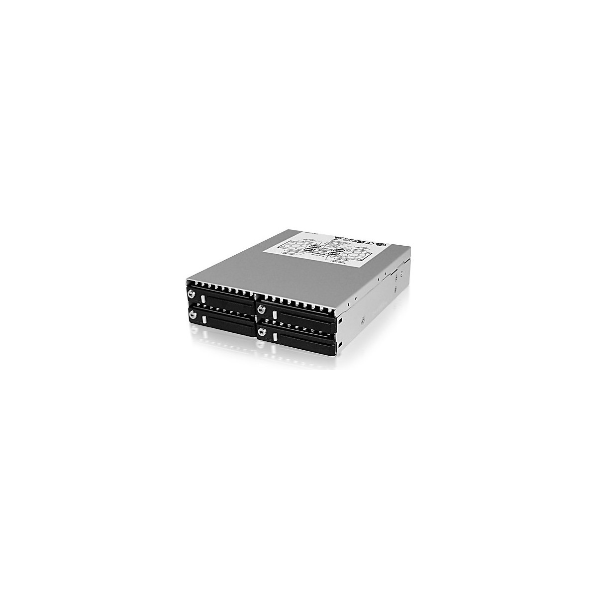 ICY BOX IB-2222SSK - 13.3 cm (5.25) - Storage drive tray - 2.5 - SATA - SATA II - SATA III - Serial Attached SCSI (SAS) - Black 