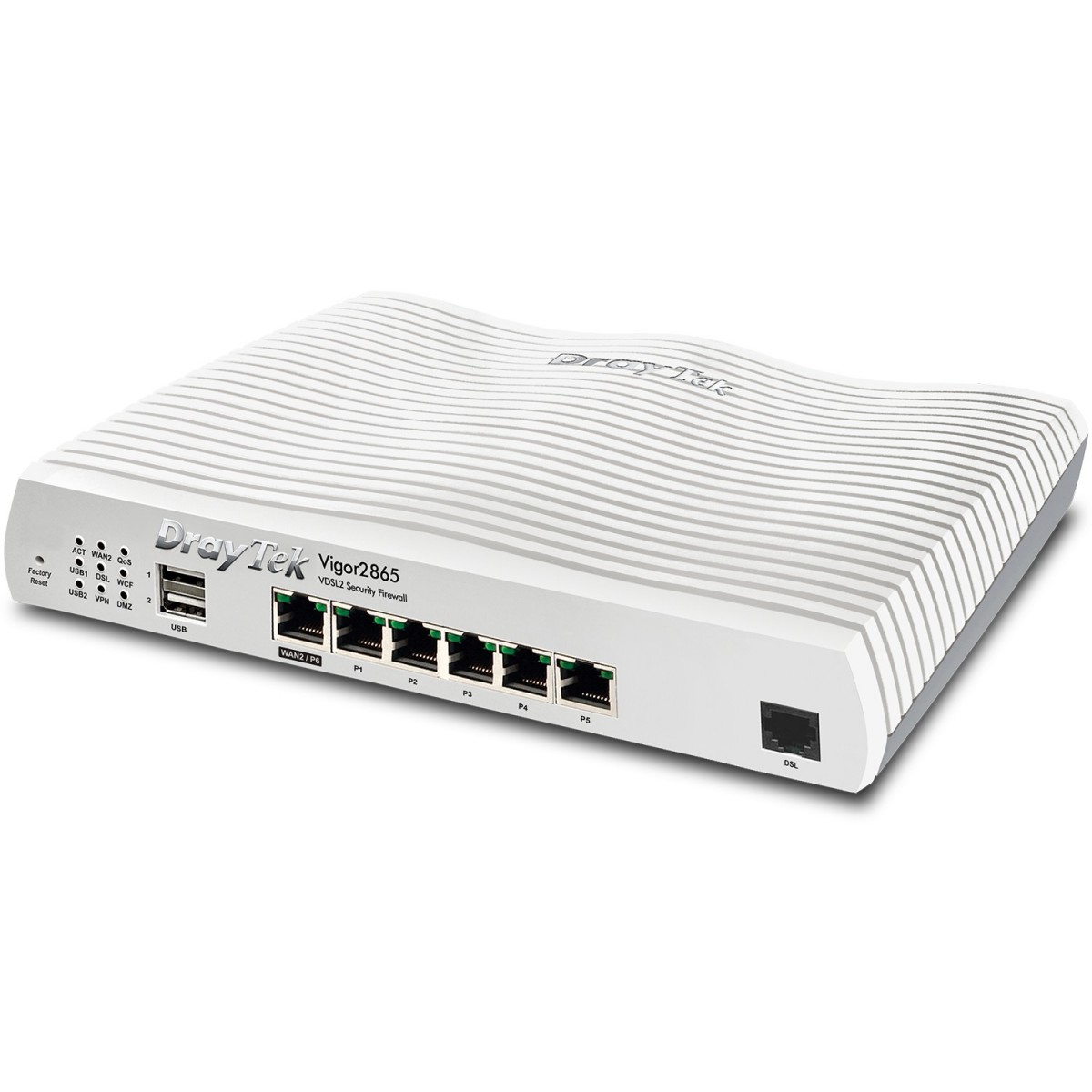 Draytek Vigor 2865-B ADSL2+-VDSL2 Supervectoring Router retail - Modem - 1,000 Mbps