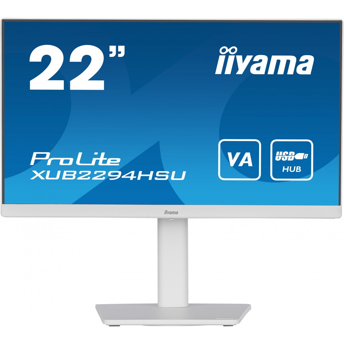 Iiyama TFT XUB2294HSU 55cm UltraSlim 21.5-1920x1080-DP-HDMI-HoeV-LS-USB3 - Flat Screen - 55 cm