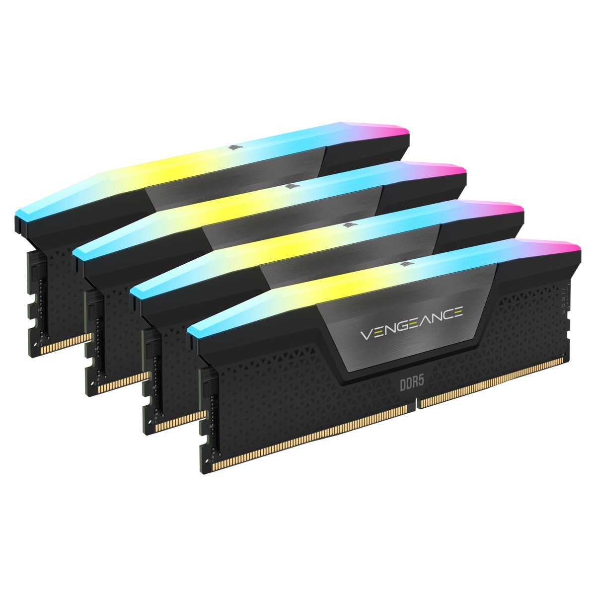Corsair DDR5 64GB PC 6600 CL32 CORSAIR KIT (4x16GB) VENGEANCE RGB B retail - 64 GB