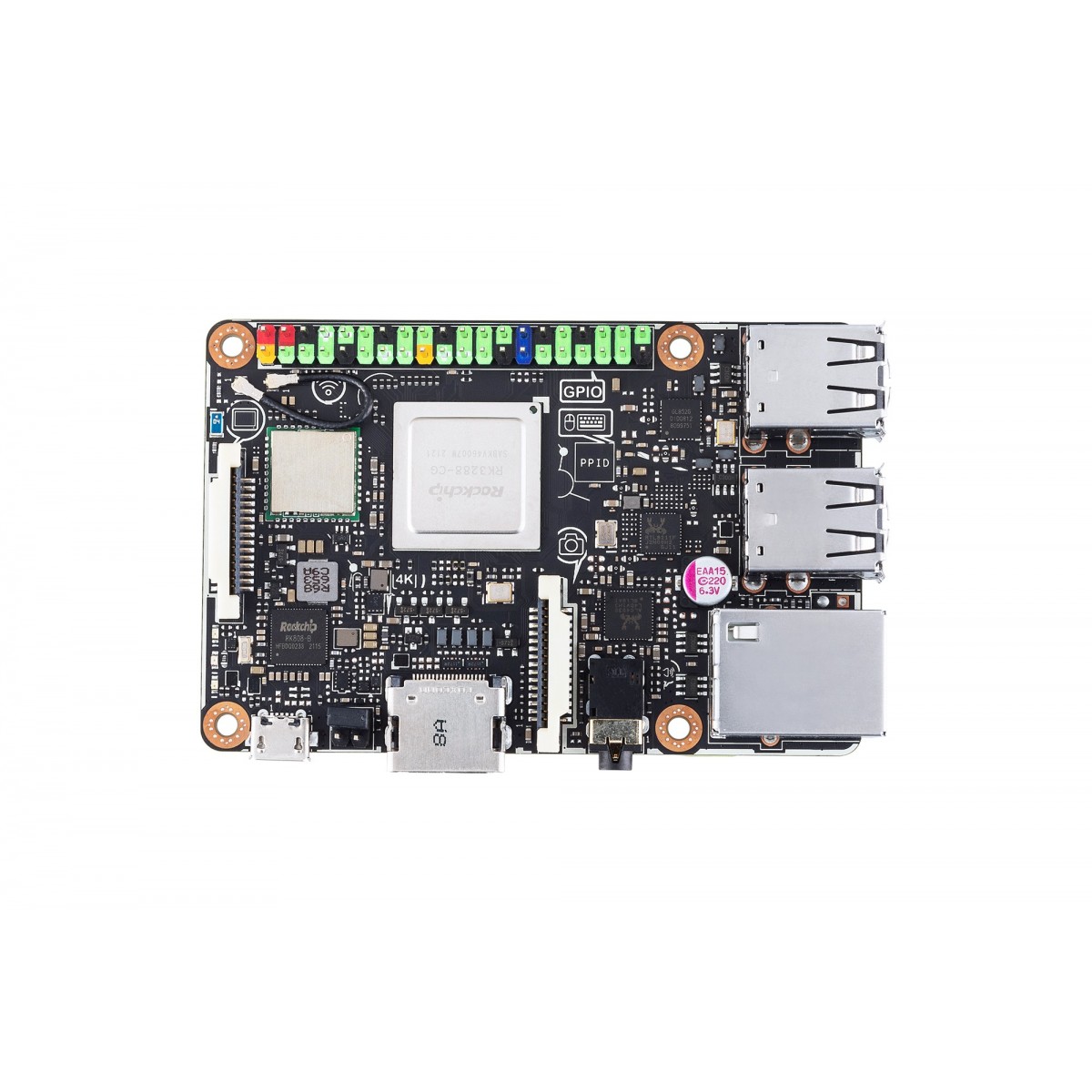 ASUS Tinker Board R2.0 - Rockchip - Rockchip RK3288 - 2 GB - DDR3-SDRAM - Dual-channel - MicroSD (TransFlash)