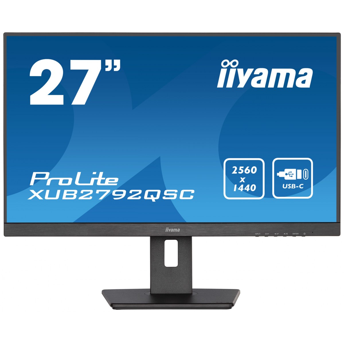 Iiyama 68.5cm 27 XUB2792QSC-B5 16 9 HDMI+DP+USB-C IPS retail - Flat Screen - 68.6 cm