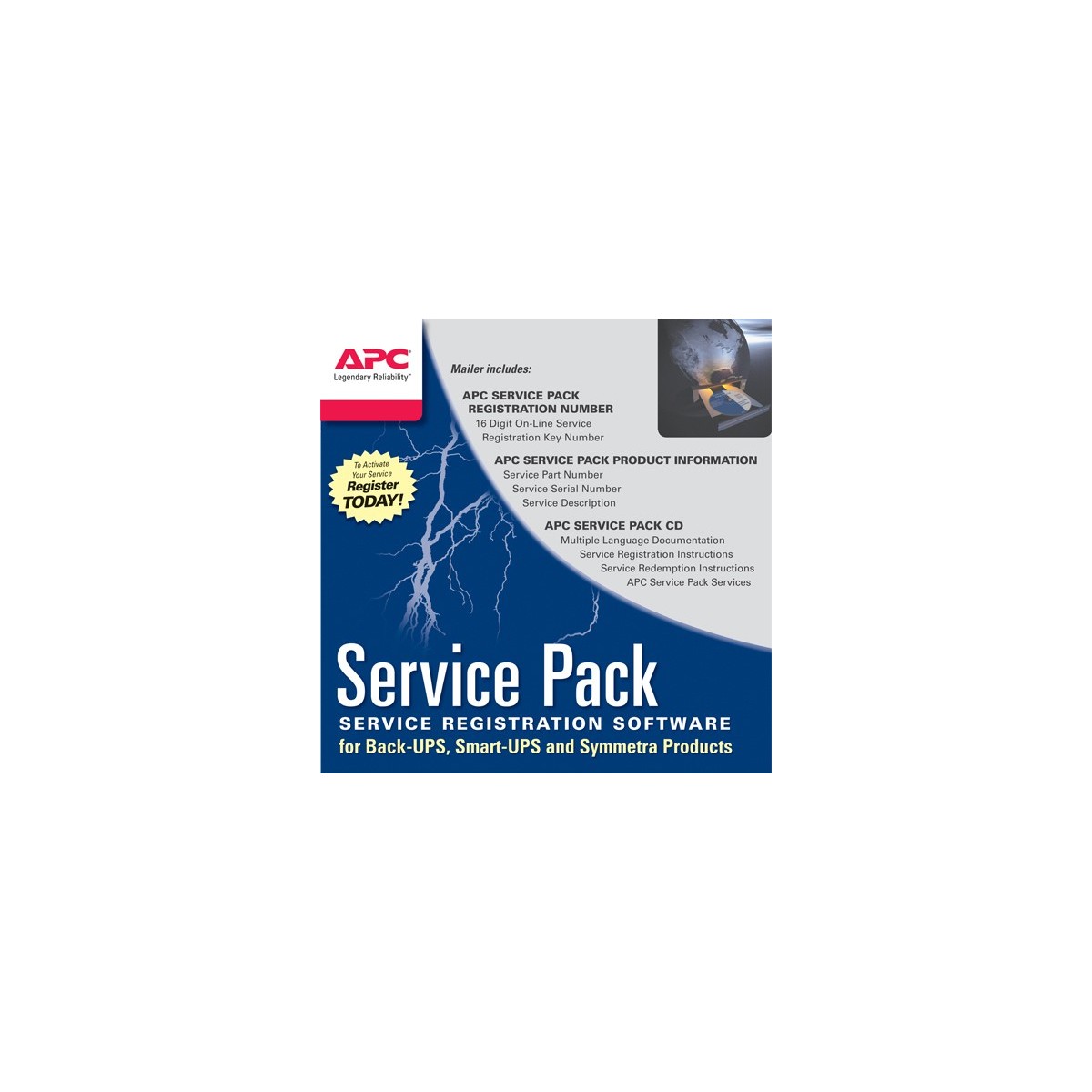 APC WBEXTWAR1YR-SP-05 Service Pack 1 Year Extended Warranty - Phisical Delivery - SP-05