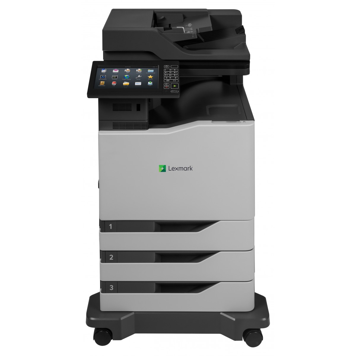 Lexmark CX825dte - Laser - Colour printing - 1200 x 1200 DPI - A4 - Direct printing - Black - Grey