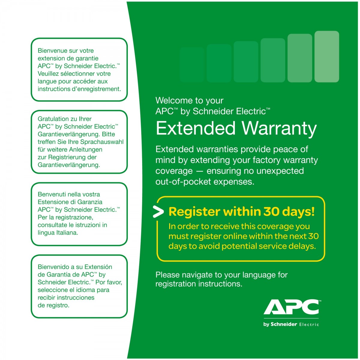 APC Extended Warranty Service Pack - Systems Service  Support 3 years
