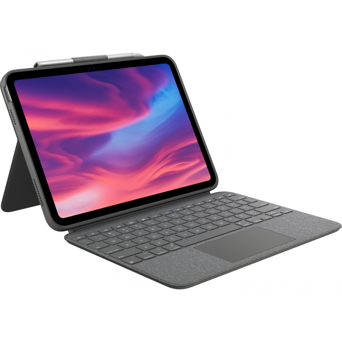 LOGITECH Combo Touch for iPad 10th gen - OXFORD GREY - (UK) - INTNL-973