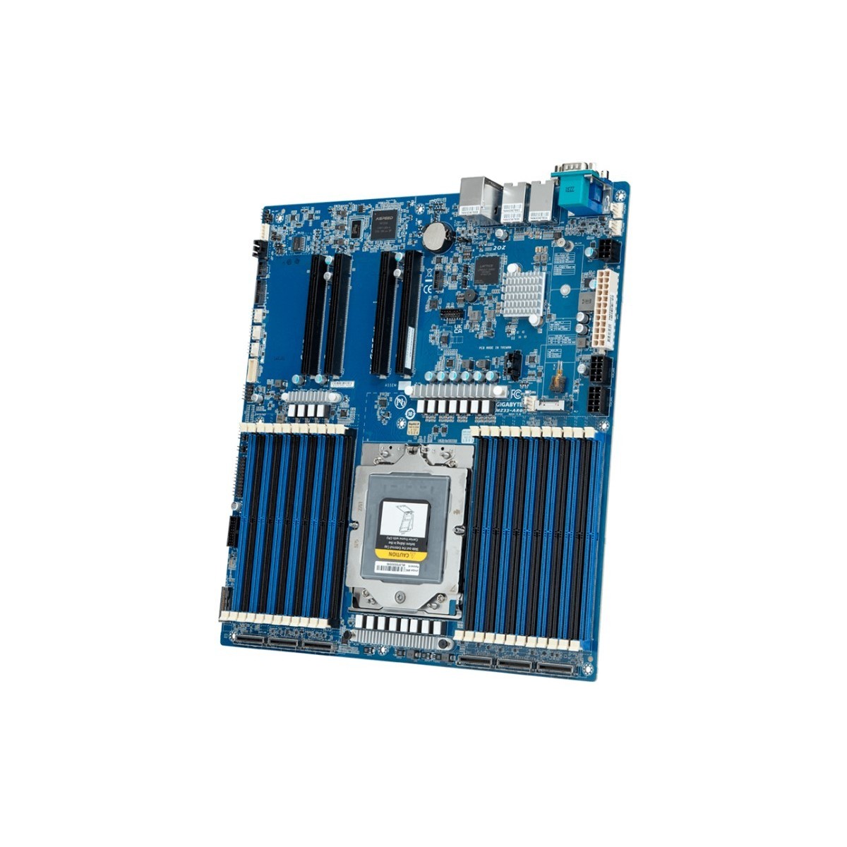 Gigabyte MB MZ33-AR0 SoC LGA6096 SP5 AMD EPYC9004 Max256GB DDR5 EATX Brown box