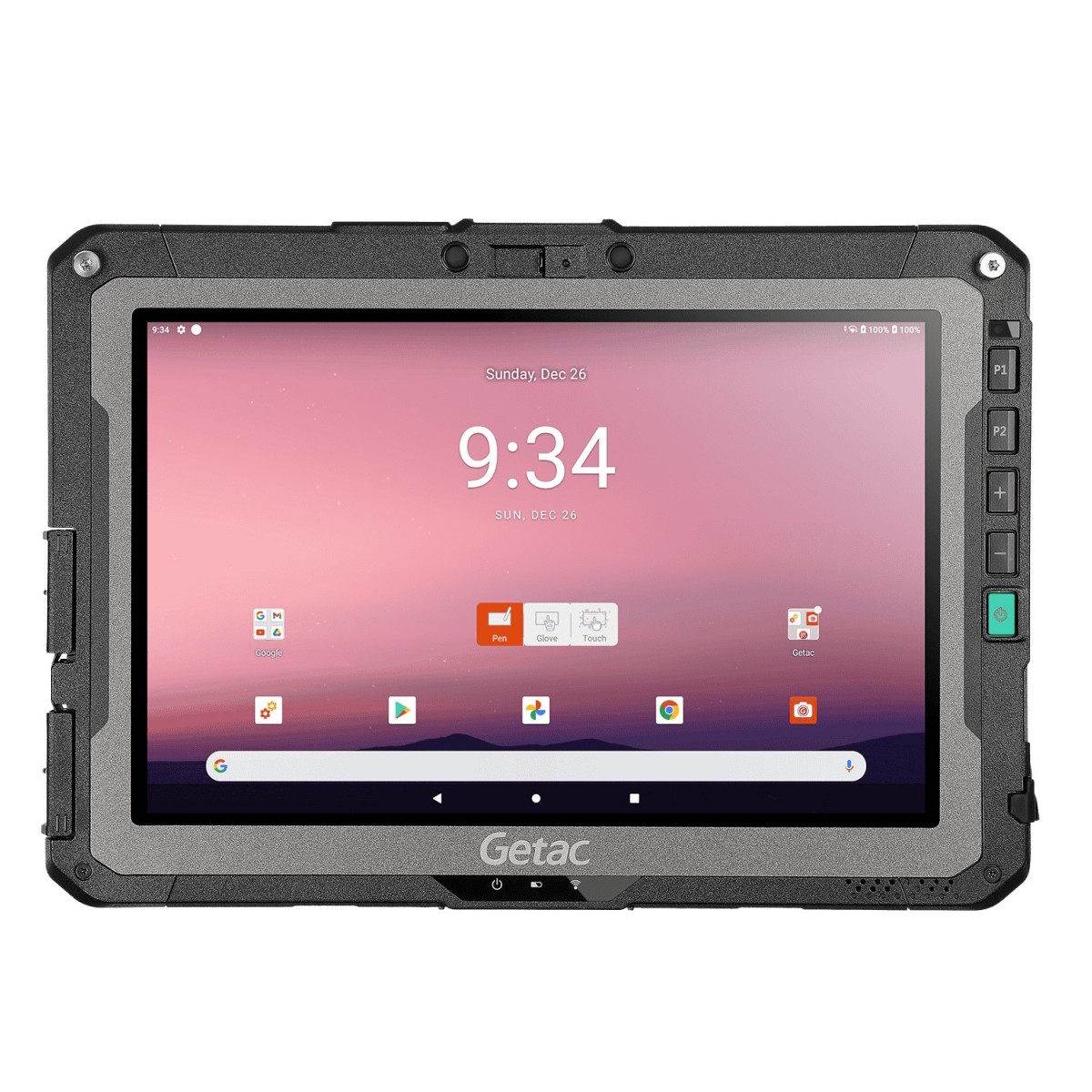 GETAC ZX10, USB, USB-C, BT (5.0), WLAN, NFC, GPS, RFID, Android, GMS - Tablet - 2.2 GHz