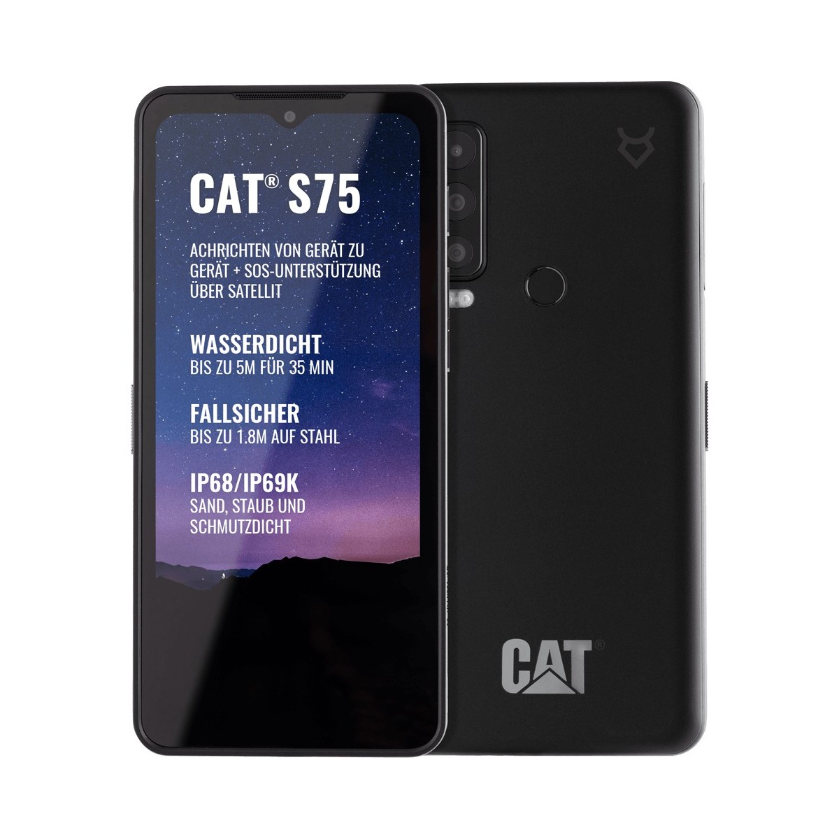 CAT S75 5G 6GB-128GB 6.58IN ANDROID BLCK