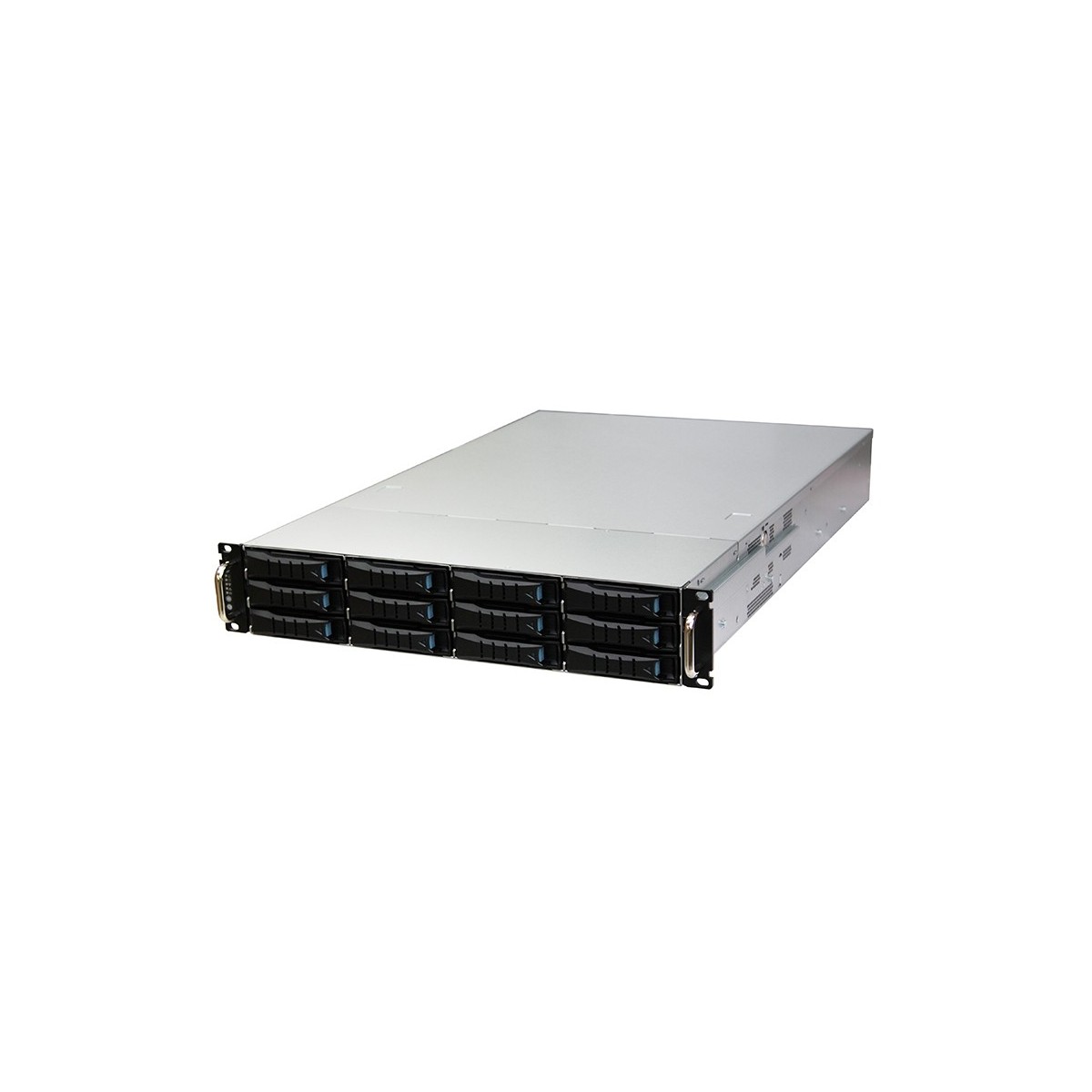 AIC RSC-2ET - Rack (2U) - Black - 3 fan(s) - Serial ATA - Serial ATA III - 12 GB - 800 W