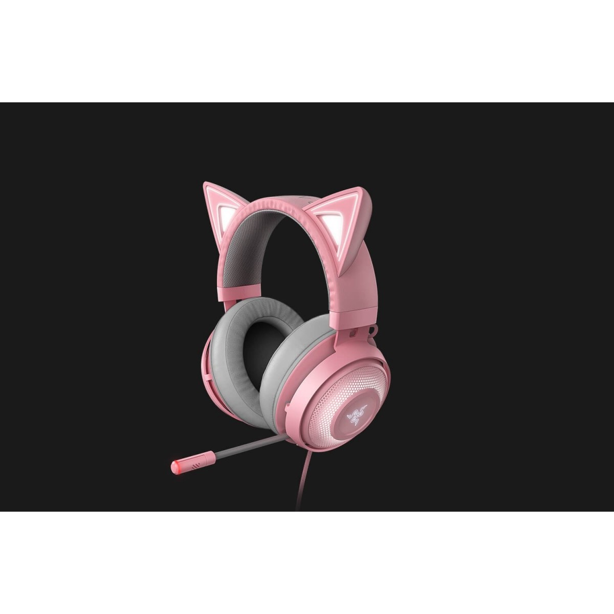 Razer Kraken Kitty - Headset - Head-band - Gaming - Grey - Pink - Binaural - 1.3 m