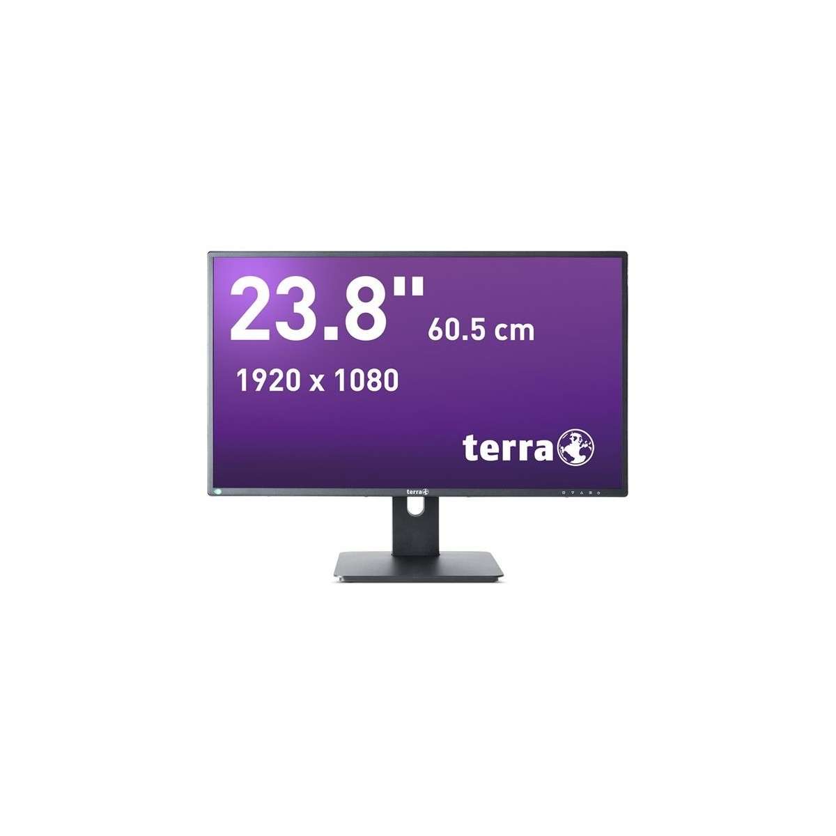 TERRA LCD-LED 2456W PV V3 schwarz DP, HDMI GREENLINE PLUS - Flat Screen - 60.5 cm