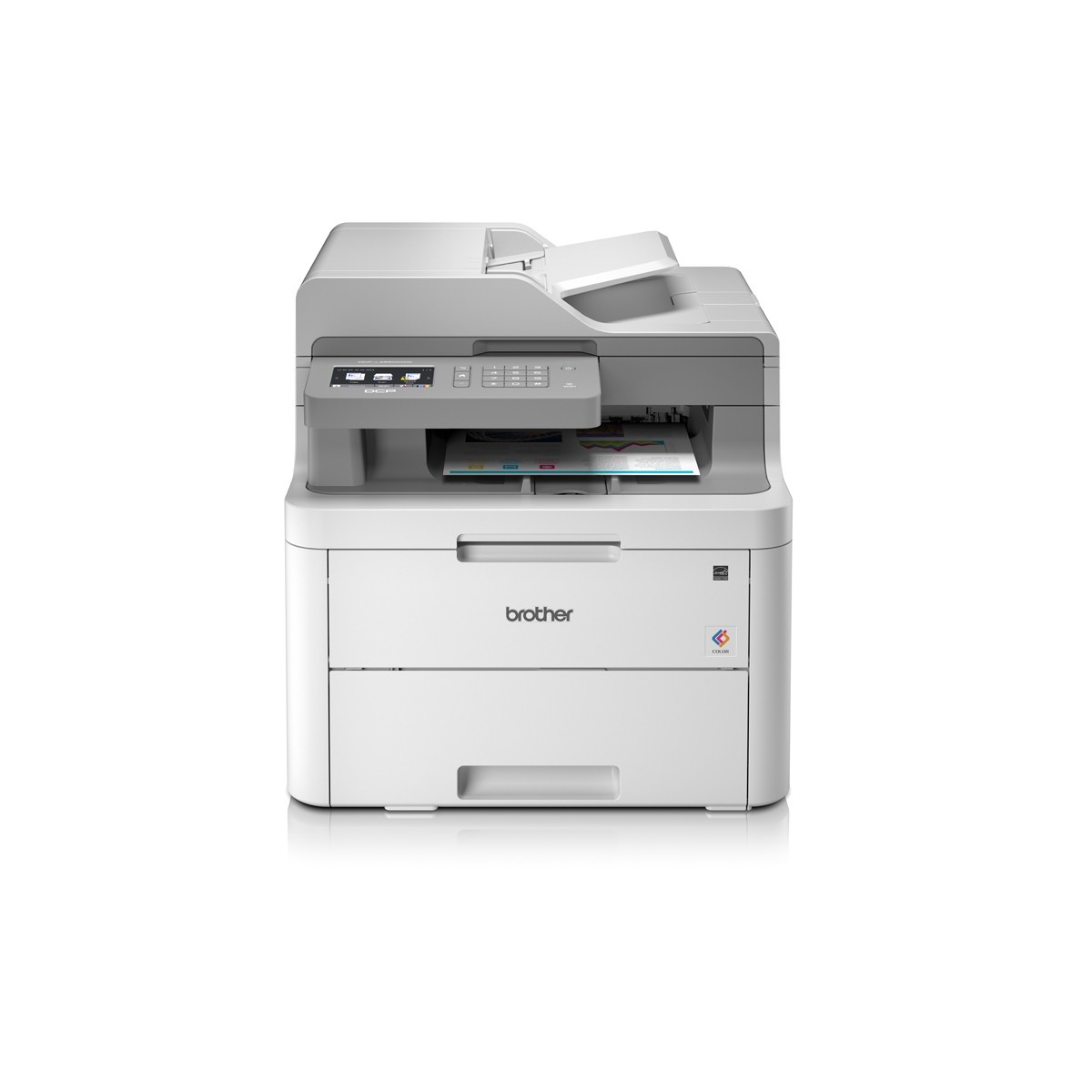 Brother DCP-L3550CDW - LED - Color printing - 2400 x 600 DPI - Color copying - A4 - Gray