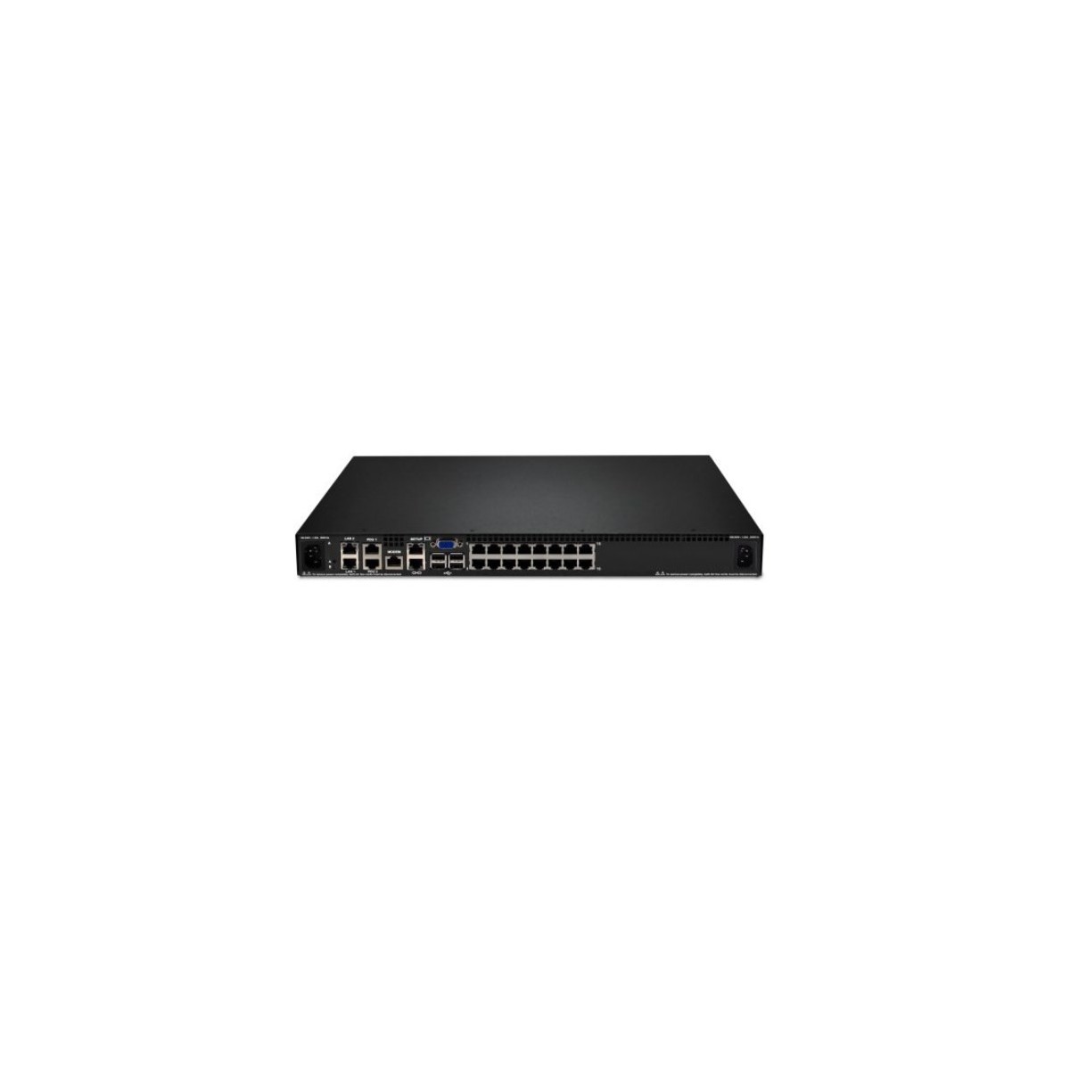 Lenovo 1754D1X - 1600 x 1200 pixels - Ethernet LAN - Rack mounting - 18 W - 1U - Black