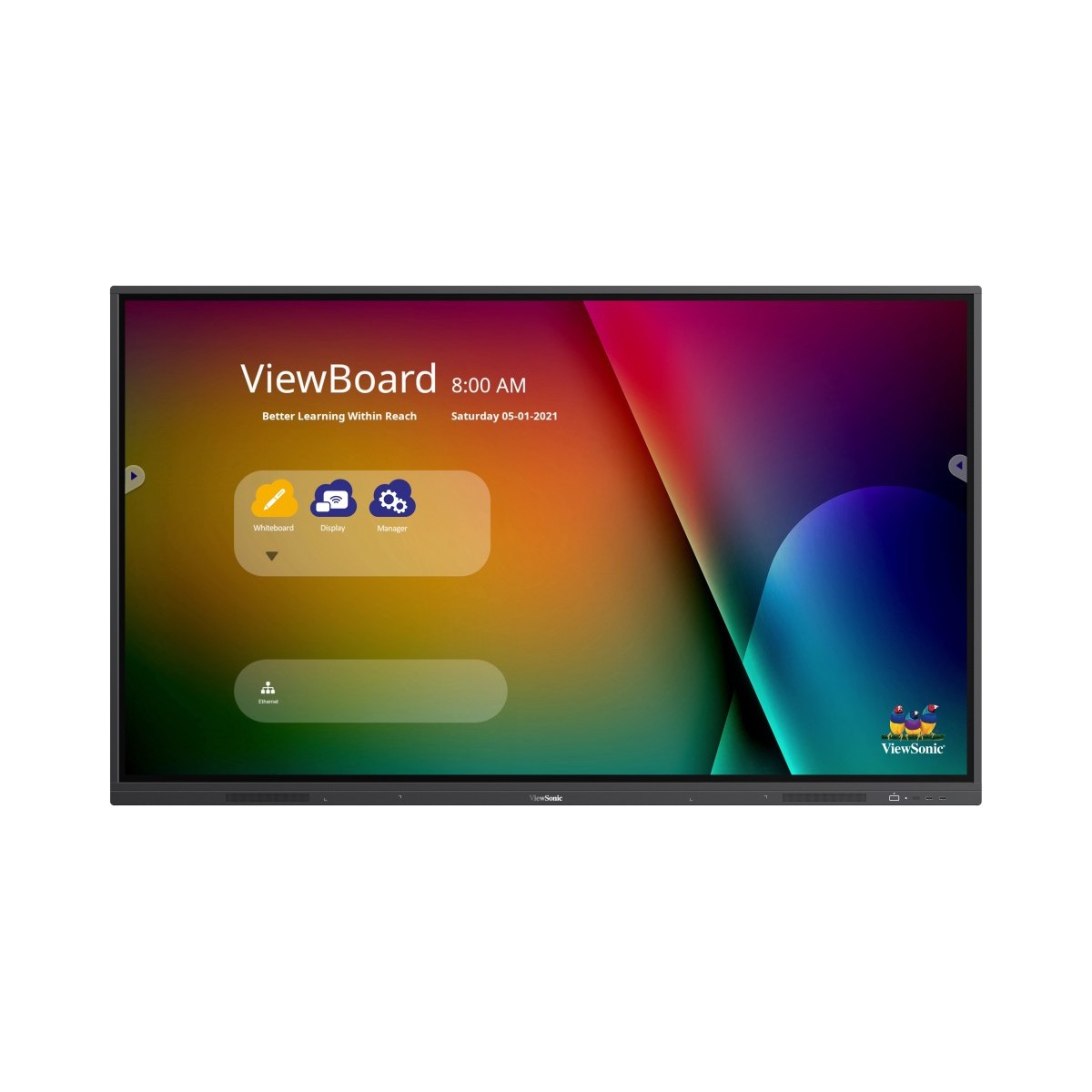 ViewSonic IFP7532-2 - 190.5 cm (75) - 1650.24 x 928.26 mm - 350 cd-m² - 1.07 billion colours - 3840 x 2160 pixels - 4K Ultra HD