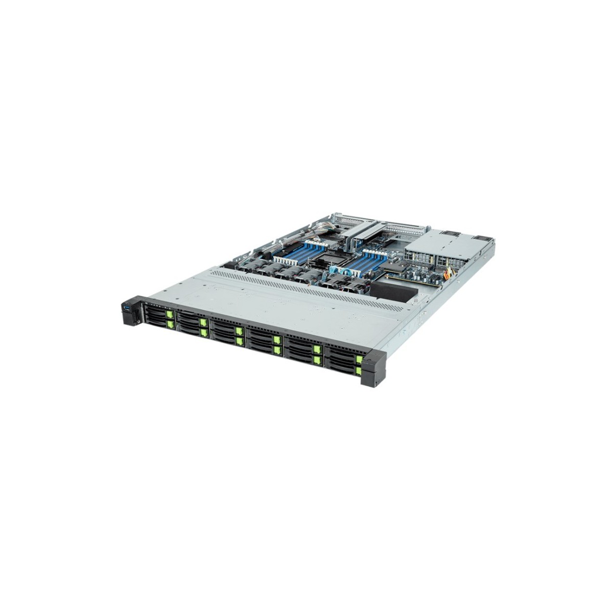 Gigabyte R163-S32 rev. AAC1 Rack Server 1U Sockel 4677 R163-S32-AAC1 - Server - NVMe