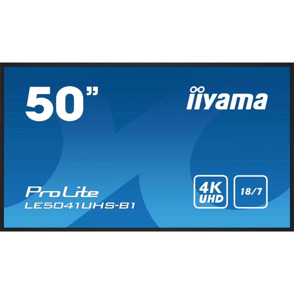 Iiyama 125.7cm 49.5 LE5041UHS-B1 16 9 3xHDMI+VGA+USB VA retail - 125.7 cm - 50