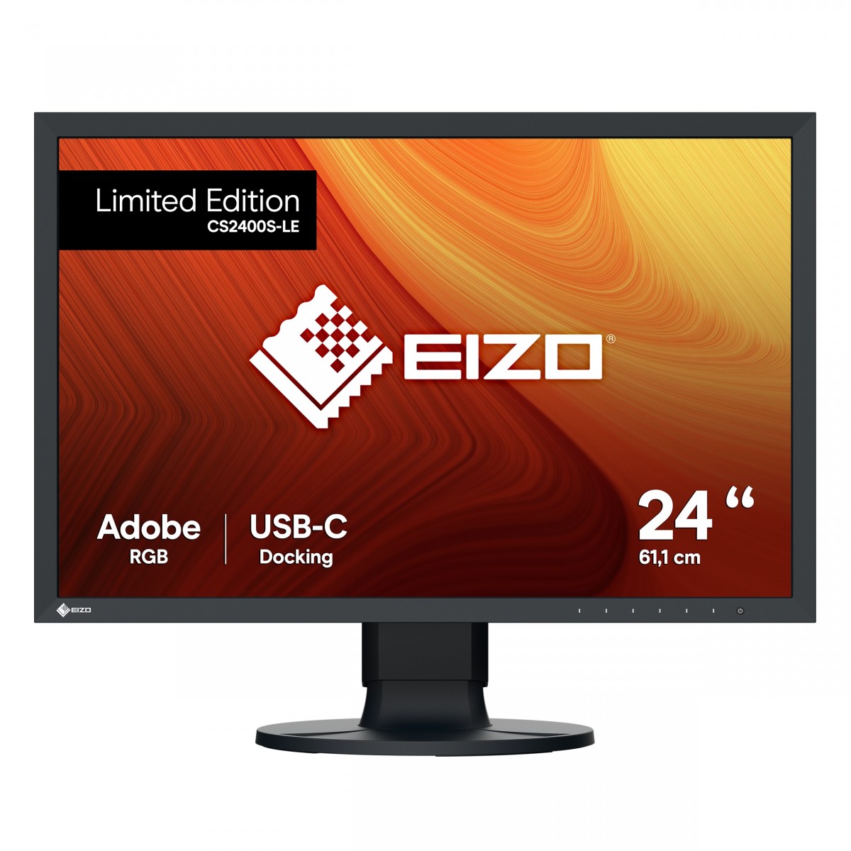 EIZO 61.0cm (24) CS2400S-LE 16:10 HDMI+DP+USB-C IPS black - Flat Screen - 24