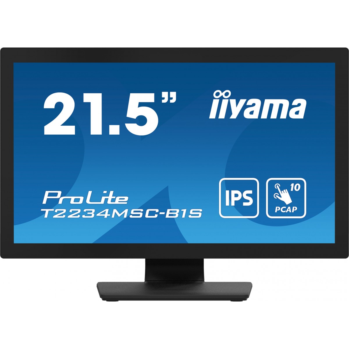 Iiyama 21.5 PCAP Bezel Free Front Speakers 10P Touch with Anti-Finger print coating IPS - Flat Screen - 54.6 cm