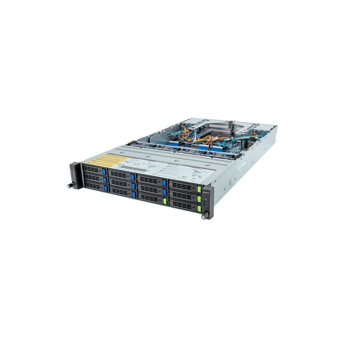 Gigabyte R283-Z93 rev. AAL1 Rack Server 2U Dual Sockel SP5 R283-Z93-AAF1 - Server - NVMe