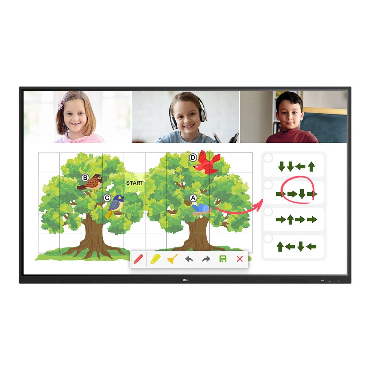 LG 65TR3DJ interactive whiteboard 165.1 cm (65) 3840 x 2160 pixels Touchscreen Black