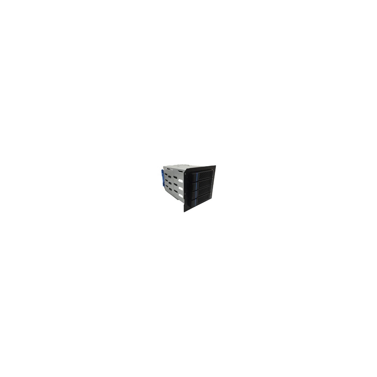 Chenbro Micom 384-10501-2101A0 - 8.89 cm (3.5) - Storage drive tray - 3.5 - Black - 1 fan(s) - 8 cm