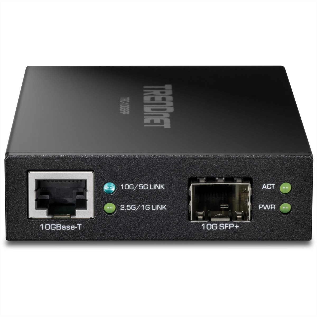 TRENDnet 10GBASE-T to SFP+ Fiber Media Converter - Converter - Fiber Optic