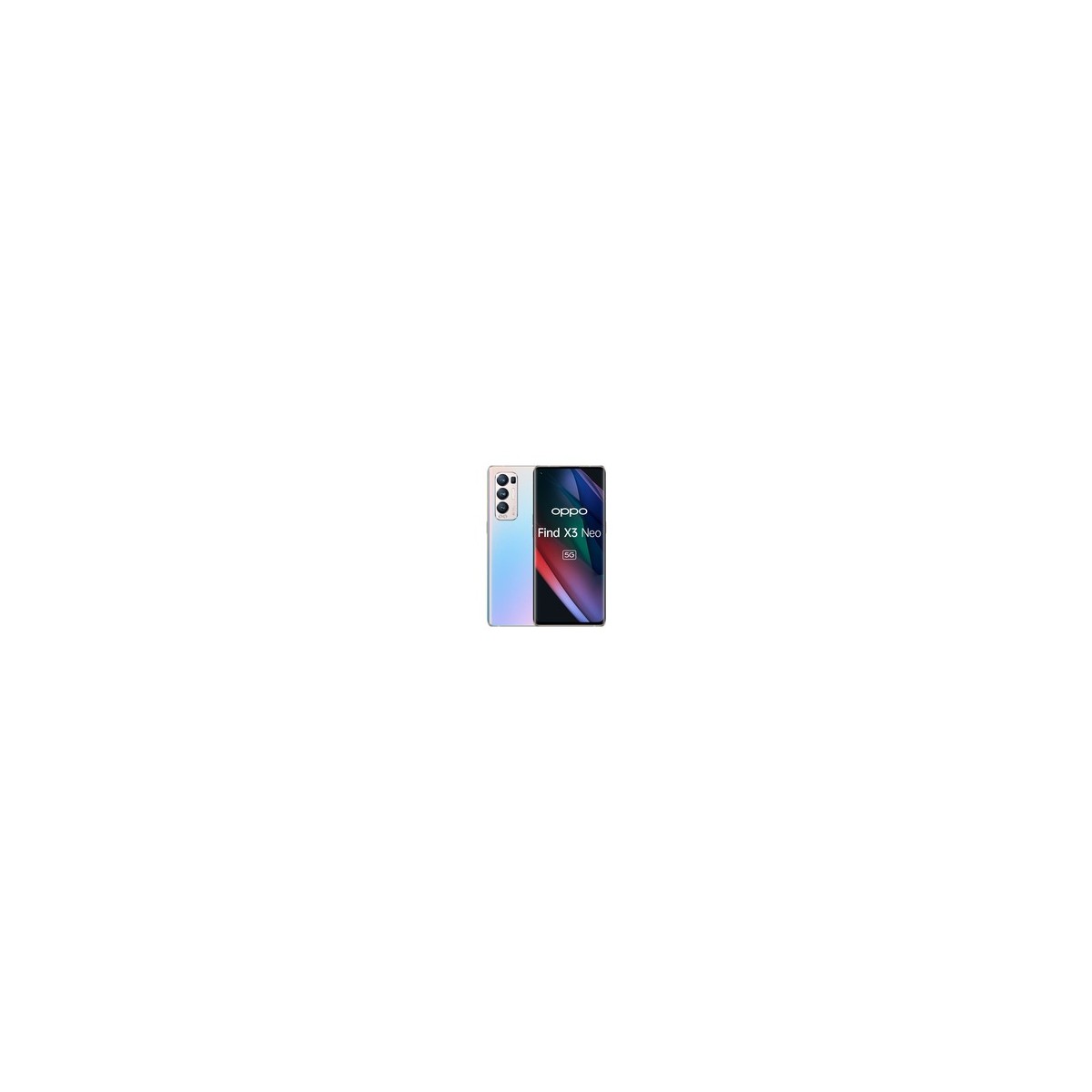 Oppo Find X3 Neo  - 16,6 cm (6.55 Zoll) - 12 GB - 256 GB - 50 MP - ColorOS 11.1 - Silber