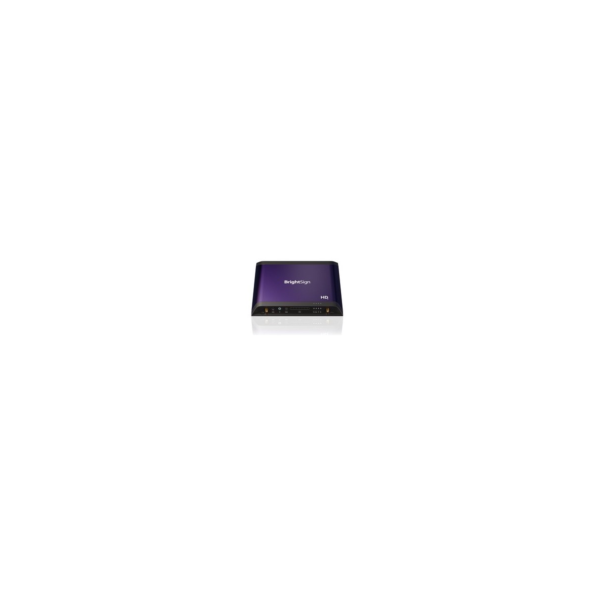 BrightSign HD225 - Black - Purple - M2TS - MKV - MOV - MP4 - TS - VOB - BMP - JPEG - PNG - H.264 - H.265 - AAC - MP2 - MP3 - WAV